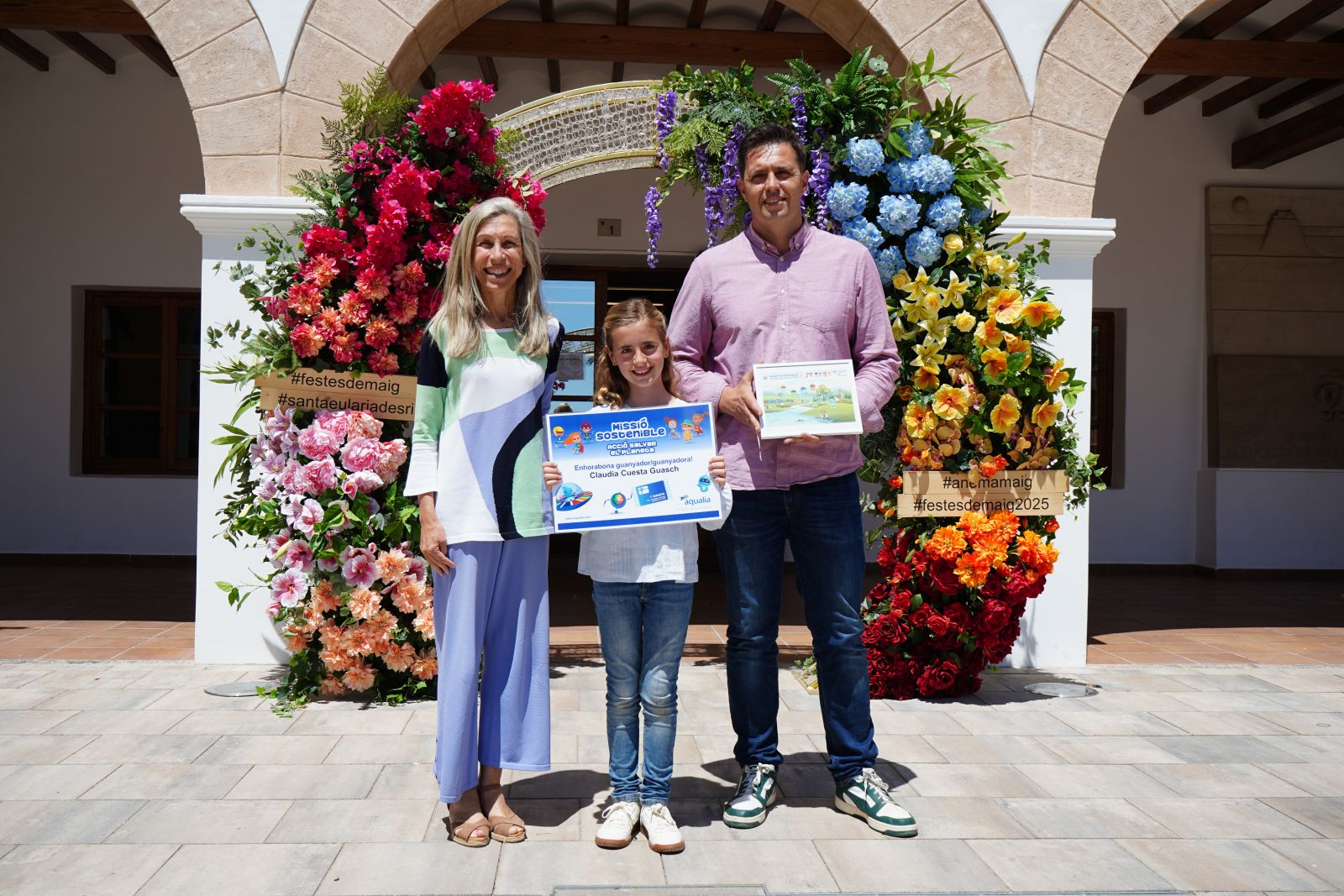 Una niña de Santa Eulària vencedora a nivel nacional en el Concurso Digital de Aqualia para concienciar sobre la protección de la biodiversidad